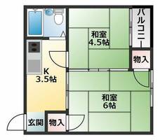 出戸マンションの間取り