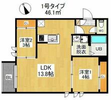 REGALEST 悦陽正守の間取り