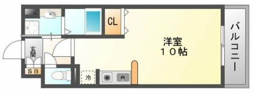 大阪府大阪市東淀川区菅原7丁目(マンション)の賃貸物件の間取り