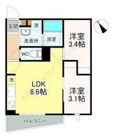 物件の間取り画像