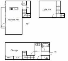 福岡県久留米市国分町(アパート)の賃貸物件の間取り