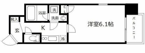 ルーチェ南森町の間取り