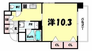 エスティ・ロアール神戸西601の間取り
