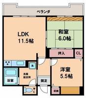 アロースあびこの間取り