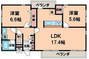 物件の間取り画像