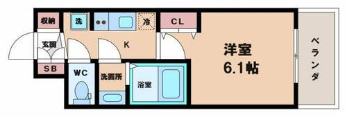 メインステージ天王寺サイドシティの間取り