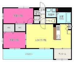 クレール池之表の間取り