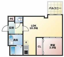 GARDENIA茨木の間取り