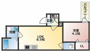 物件の間取り画像