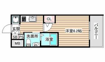 エスリード福島WESTの間取り