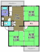 狭山遊園ハイツの間取り