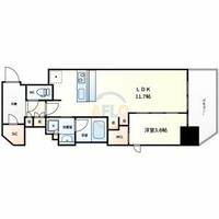 コンフォリア・リヴ北浜淡路町の間取り