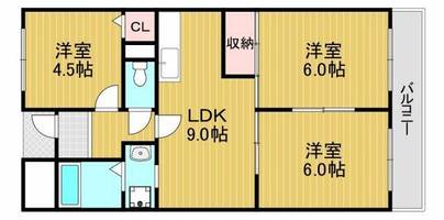 茱萸木壱番館の間取り