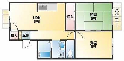 プリンスハイツEの間取り