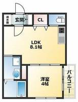 ローズガーデン矢田の間取り