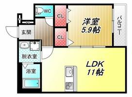 物件の間取り画像