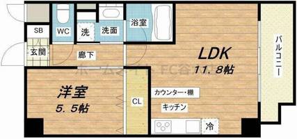 グランデカワノ真田山の間取り