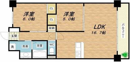 物件の間取り画像