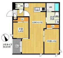 REGALEST FAM千早の間取り