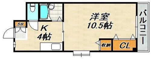 コーポアルム2の間取り