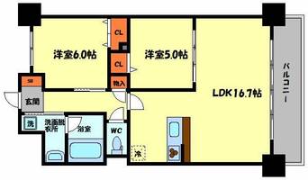 ソルグランデの間取り