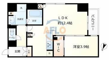 Dimora靭公園の間取り