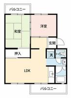 公社賃貸SMALIO 原山台12-309の間取り