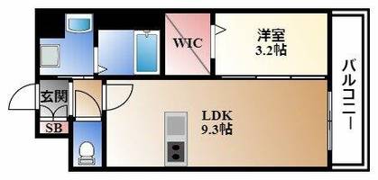 プレサンスNAGOYA覚王山の間取り