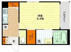 大阪府大阪市旭区赤川4丁目(アパート)の賃貸物件の間取り