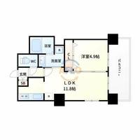 ノルデンタワー新大阪プレミアムの間取り