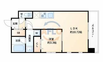 グランシス江坂の間取り