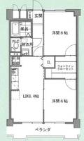 愛知県名古屋市名東区藤森1丁目(マンション)の賃貸物件の間取り