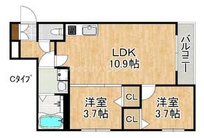 物件の間取り画像
