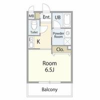 マイコート六甲Ⅰ305の間取り