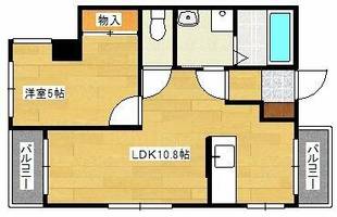 福岡県久留米市南薫西町(マンション)の賃貸物件301の間取り