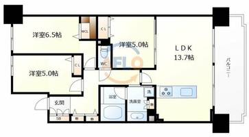 リバーガーデンこのはなの間取り