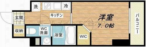 パークリュクス大阪天満の間取り