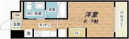 アーデンタワー本町イーストの間取り