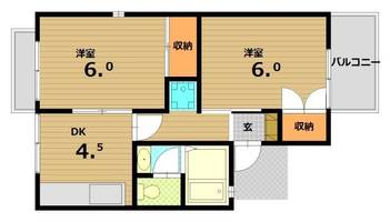物件の間取り画像