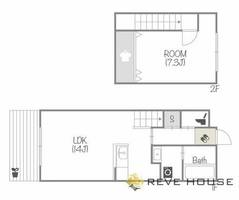 福岡県福岡市東区舞松原1丁目(アパート)の賃貸物件の間取り