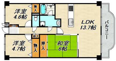 物件の間取り画像