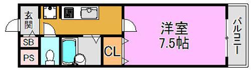 カデンツァKの間取り