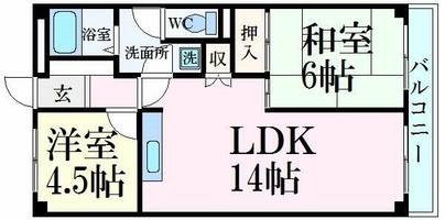 物件の間取り画像