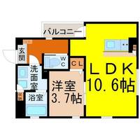 愛知県名古屋市中川区高畑3丁目(マンション)の賃貸物件の間取り