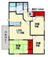 物件の間取り画像
