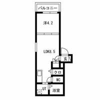 兵庫県神戸市長田区浪松町5丁目(マンション)の賃貸物件の間取り