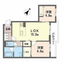 シャーメゾンシエロの間取り