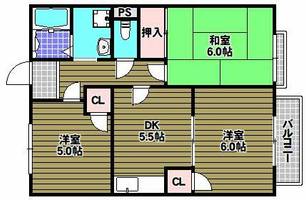 物件の間取り画像
