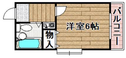 マイコート高槻八幡町101の間取り