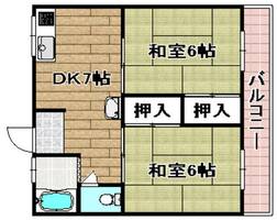 ハイツ陽光の間取り